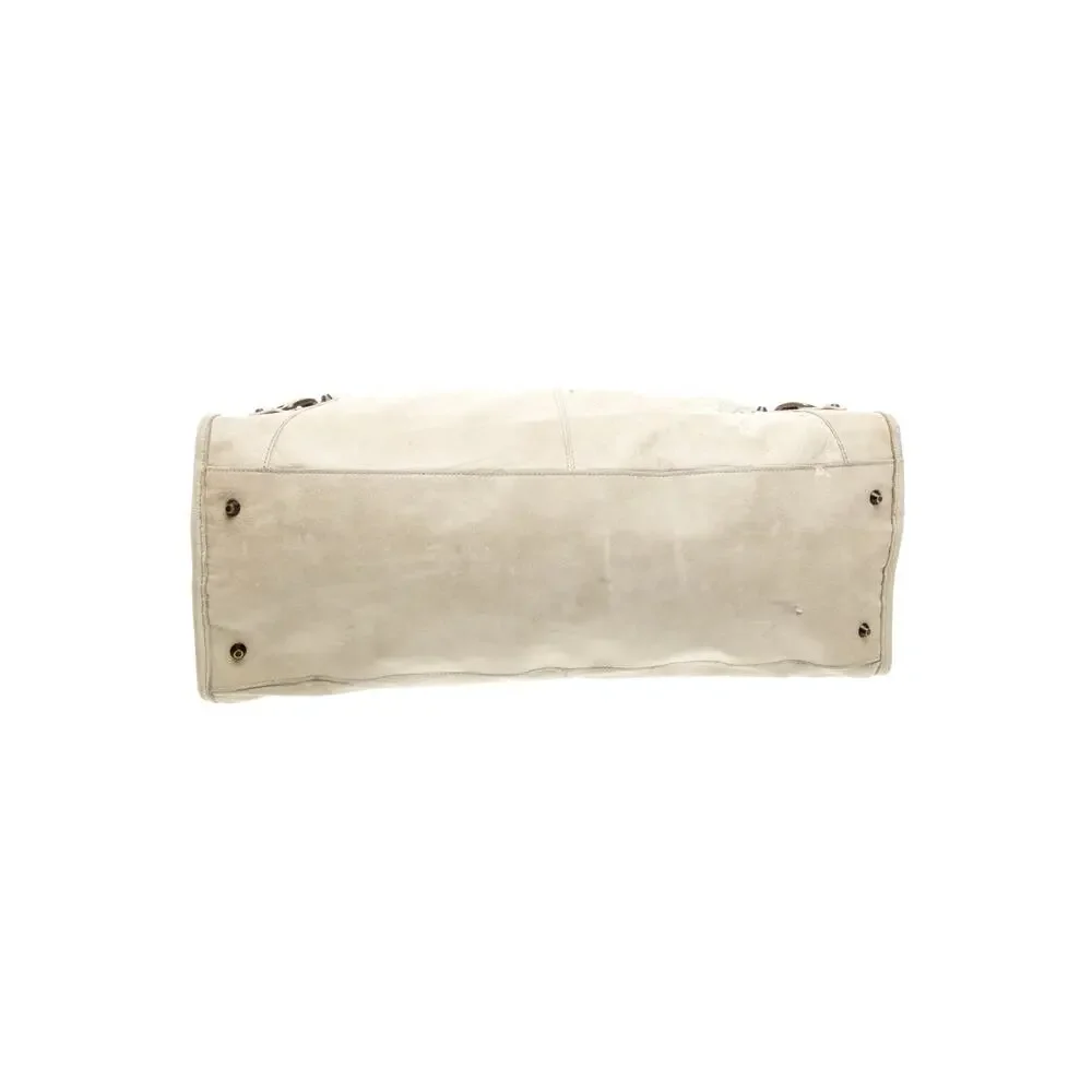 BALENCIAGA Weekender City Work Leather Motocross Classic Voyage Off White Y2K